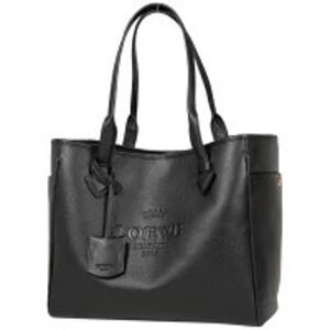 Loewe Heritage Tote Bag Handbag Leather Black